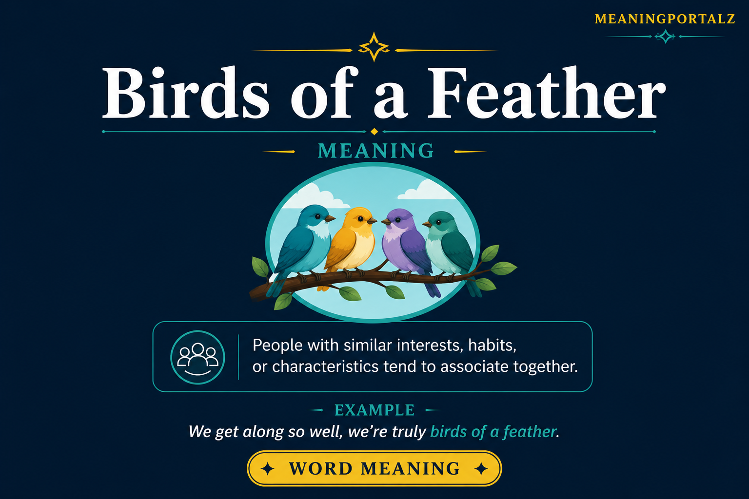 Birds of a Feather Meaning in Literature