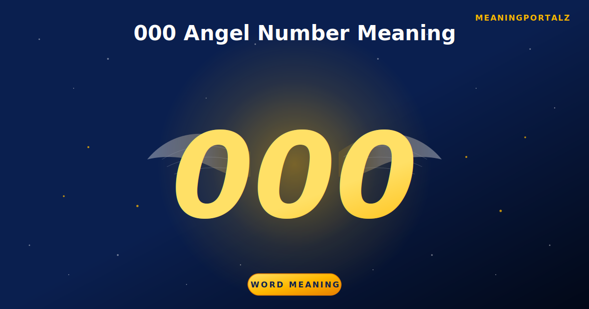 000 angel number meaning