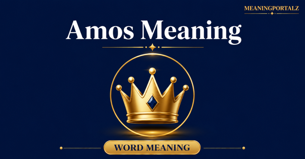 ✨ 220+ Best Amos Meaning Origin, Biblical Significance, Personality, and Usage Guide