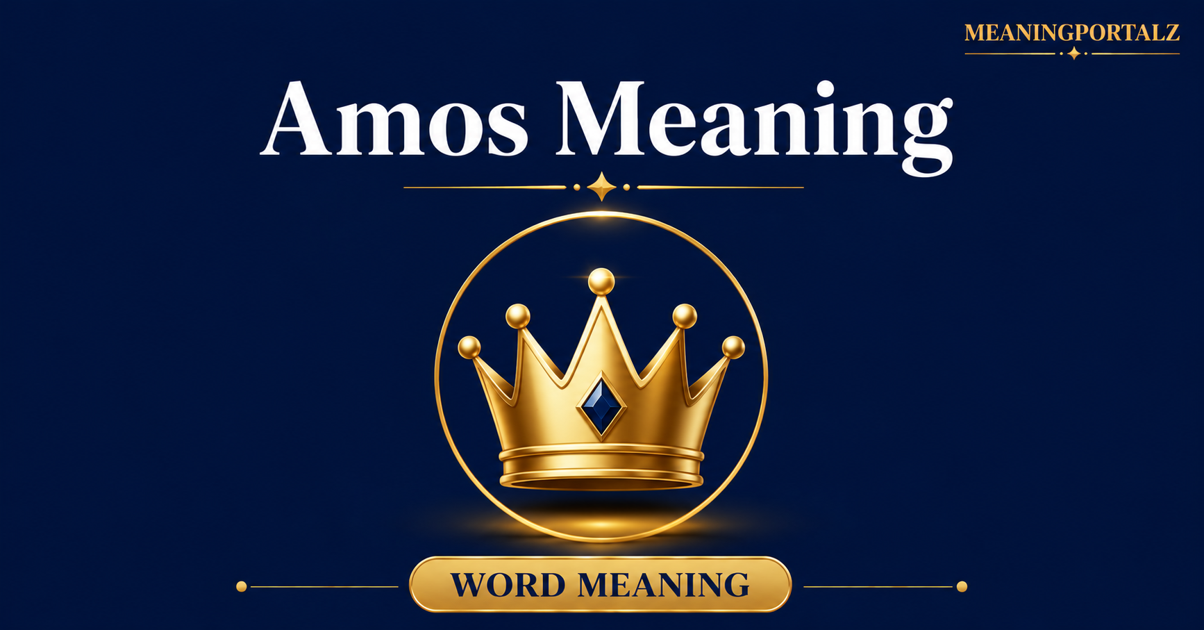 Amos Meaning