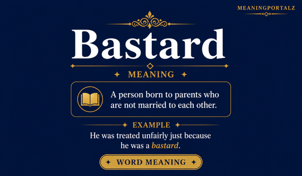 😈 230+ Bastard Meaning Full Definition, Uses, Origin ⚡