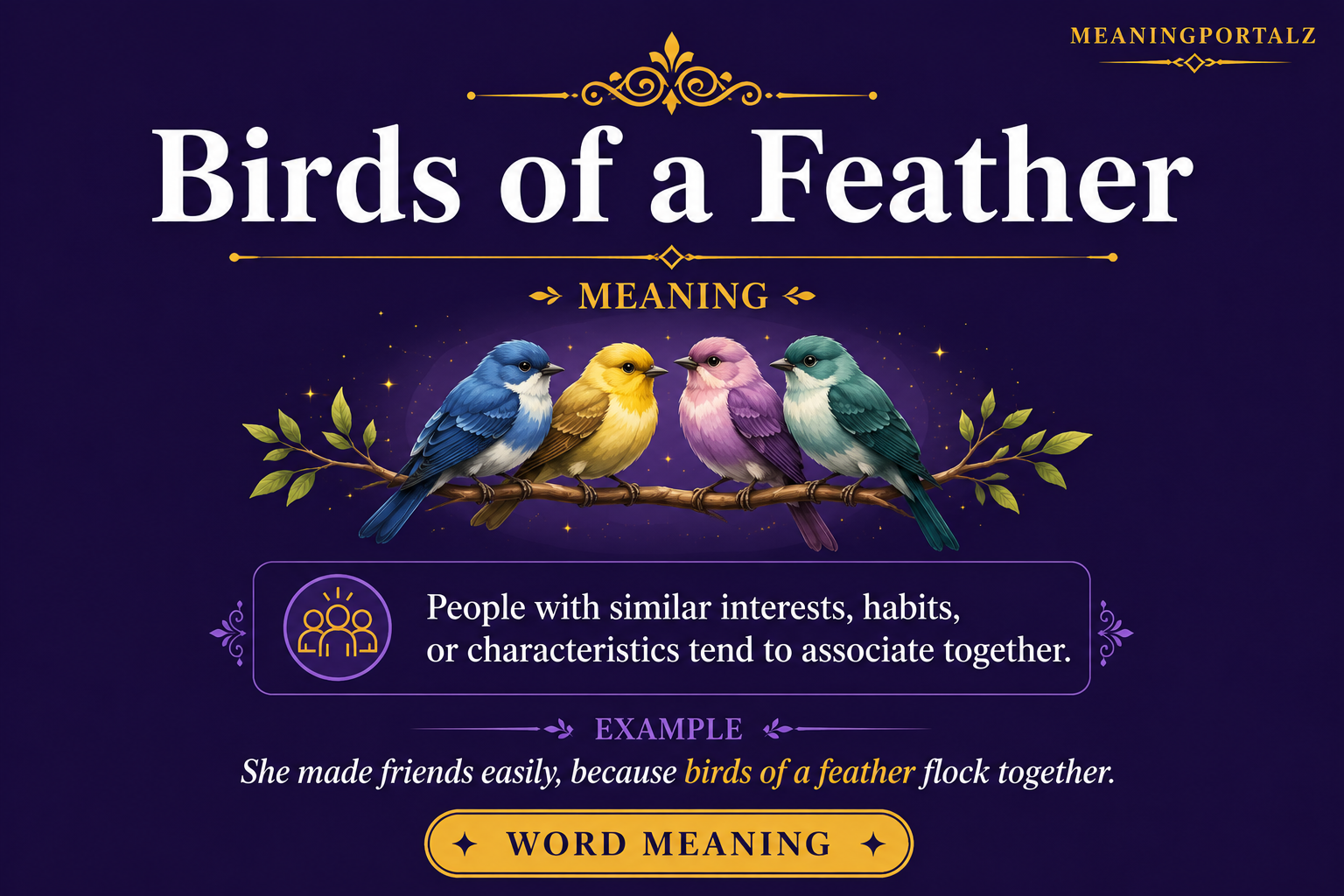 Birds of a Feather Meaning