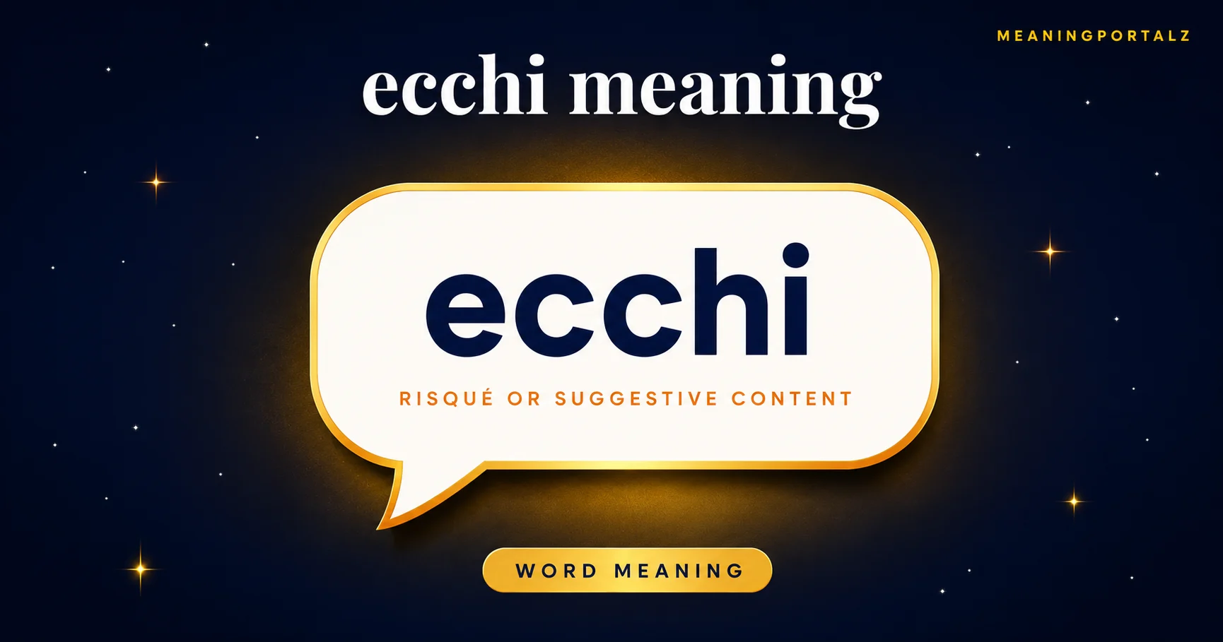 Ecchi Meaning