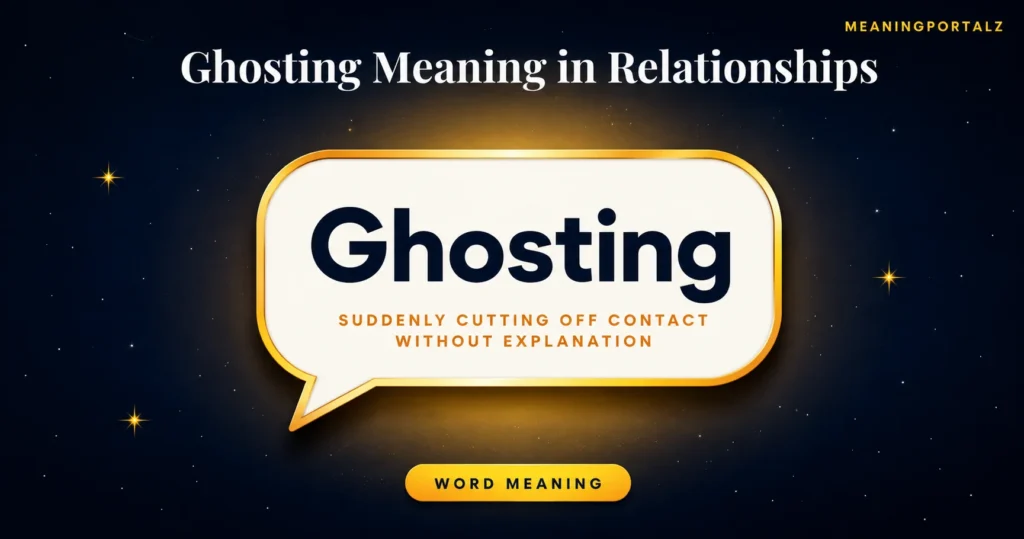 Best Ghosting Meaning in Relationships: Definition & Signs 2026