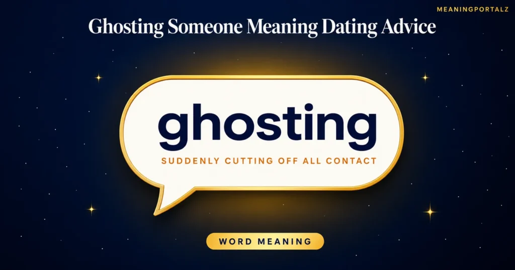 Ghosting Someone Meaning: Dating Advice & Signs 2026